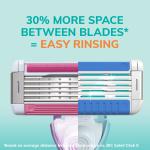 BIC EasyRinse Refillable Women's Razor with Blades
