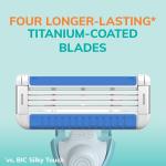 BIC EasyRinse Refillable Women's Razor with Blades