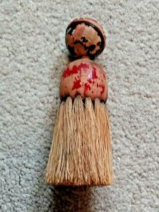 Vintage Wooden Shaving Brush for Women