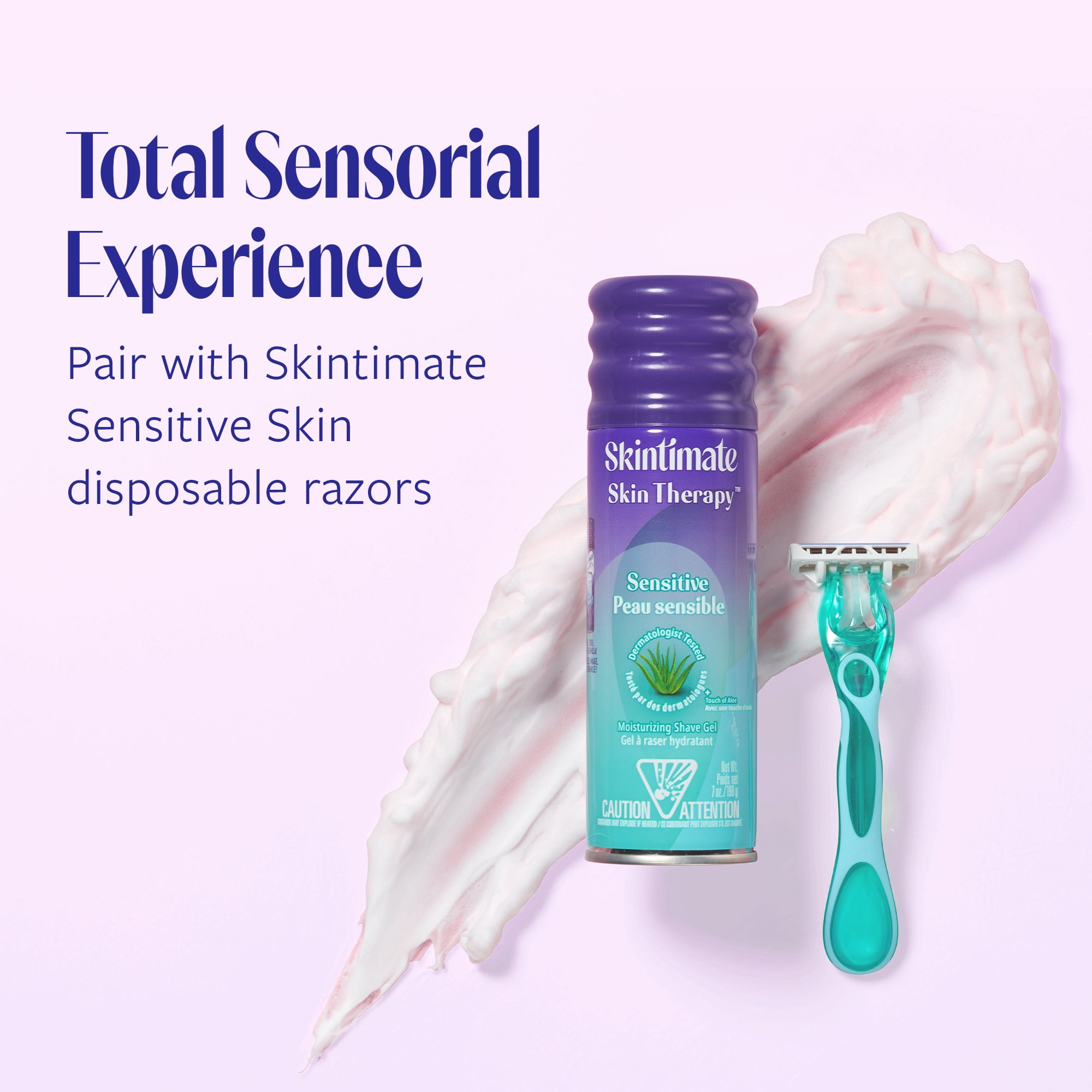 Skintimate Moisturizing Shave Gel for Sensitive Skin