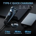 Men's Rechargeable Electric Beard Trimmer Razor