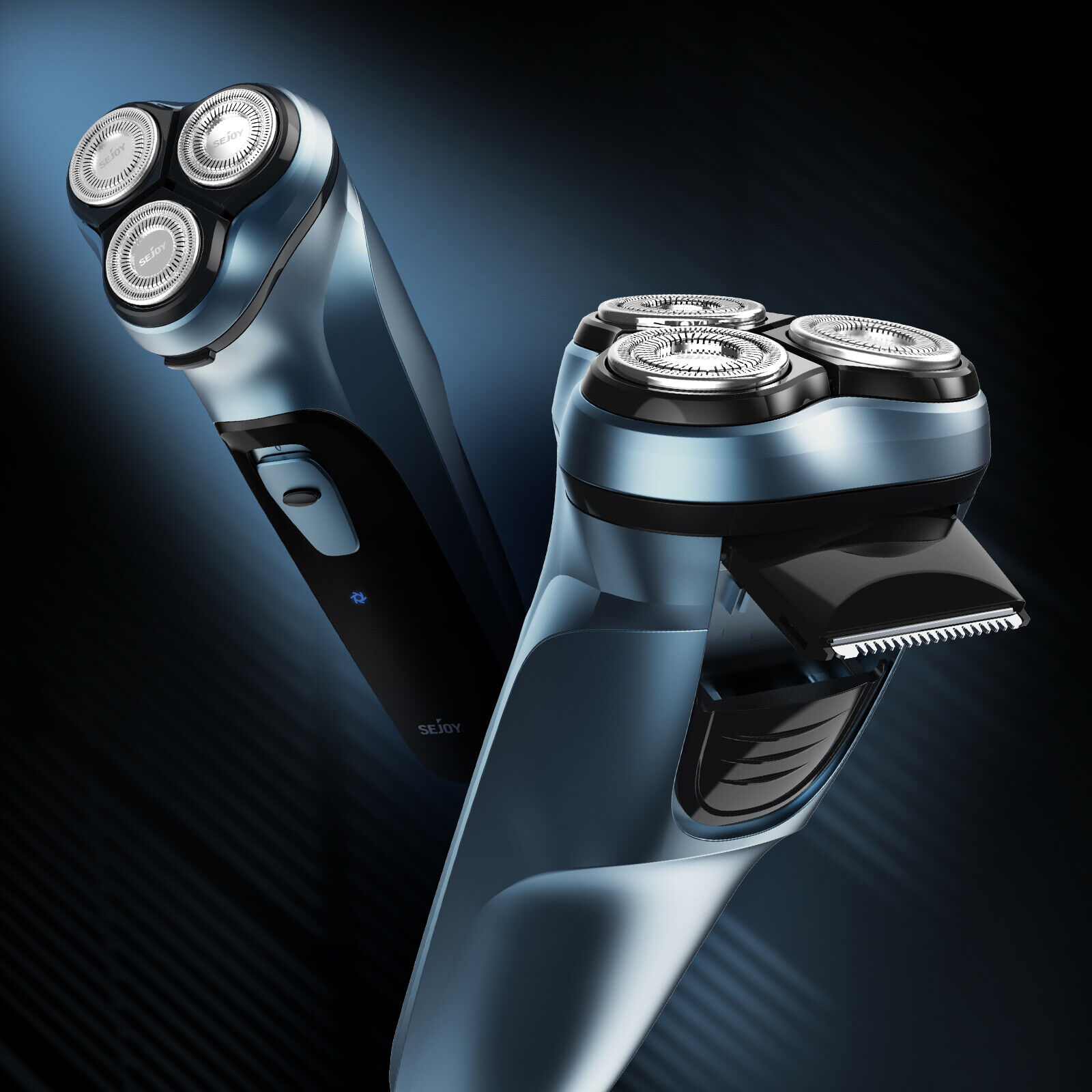 SEJOY Rechargeable Electric Shaver with Sideburn Trimmer