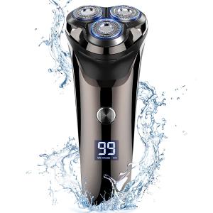 4D Waterproof Electric Shaver for Men w/ Trimmer