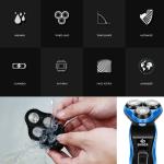 4-in-1 Electric Shaver and Grooming Kit for Men