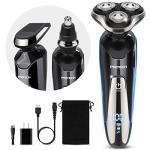 PRITECH Waterproof Cordless Electric Razor for Men