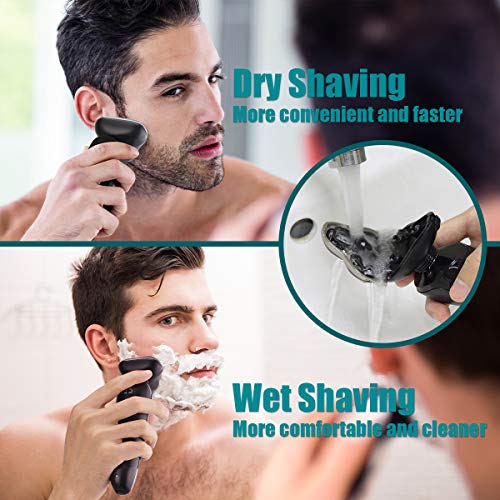 PRITECH Waterproof Cordless Electric Razor for Men