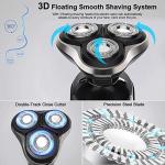 PRITECH Waterproof Cordless Electric Razor for Men