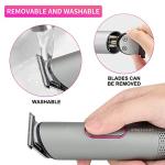 Waterproof Hair Trimmer for Women - Rechargeable