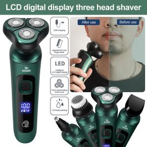 4-in-1 Men's Rechargeable Electric Shaver