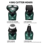 4-in-1 Men's Rechargeable Electric Shaver
