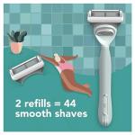 Joy Razors for Women with 4 Blade Refills