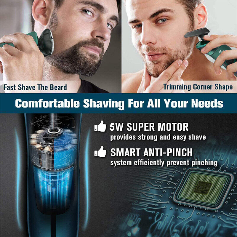 4-in-1 Men's Rechargeable Electric Shaver