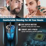 4-in-1 Men's Rechargeable Electric Shaver