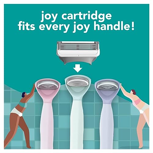 Joy Razors for Women with 4 Blade Refills