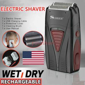 Rechargeable Electric Men's Beard Trimmer Razor