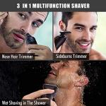 Rechargeable Cordless Electric Shaver for Men