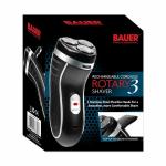 Bauer Rechargeable Cordless 3-Blade Shaver