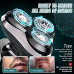Rechargeable Cordless Electric Shaver for Men