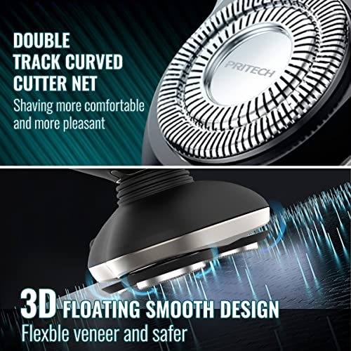 Rechargeable Cordless Electric Shaver for Men