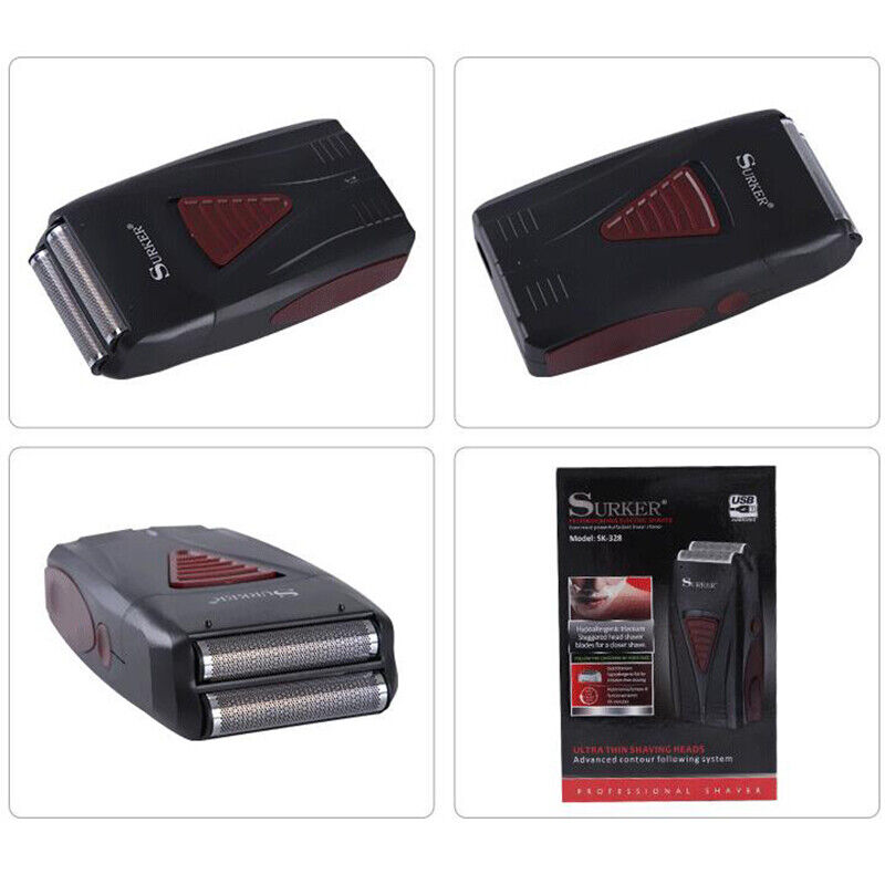 Rechargeable Electric Men's Beard Trimmer Razor