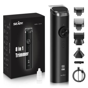 Waterproof Electric Beard Trimmer and Grooming Kit