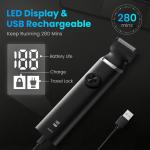 Waterproof Electric Beard Trimmer and Grooming Kit