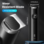 Waterproof Electric Beard Trimmer and Grooming Kit
