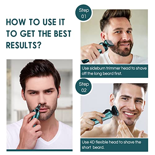 Men’s 3-in-1 Electric Razor and Trimmer Kit