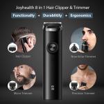 Waterproof Electric Beard Trimmer and Grooming Kit