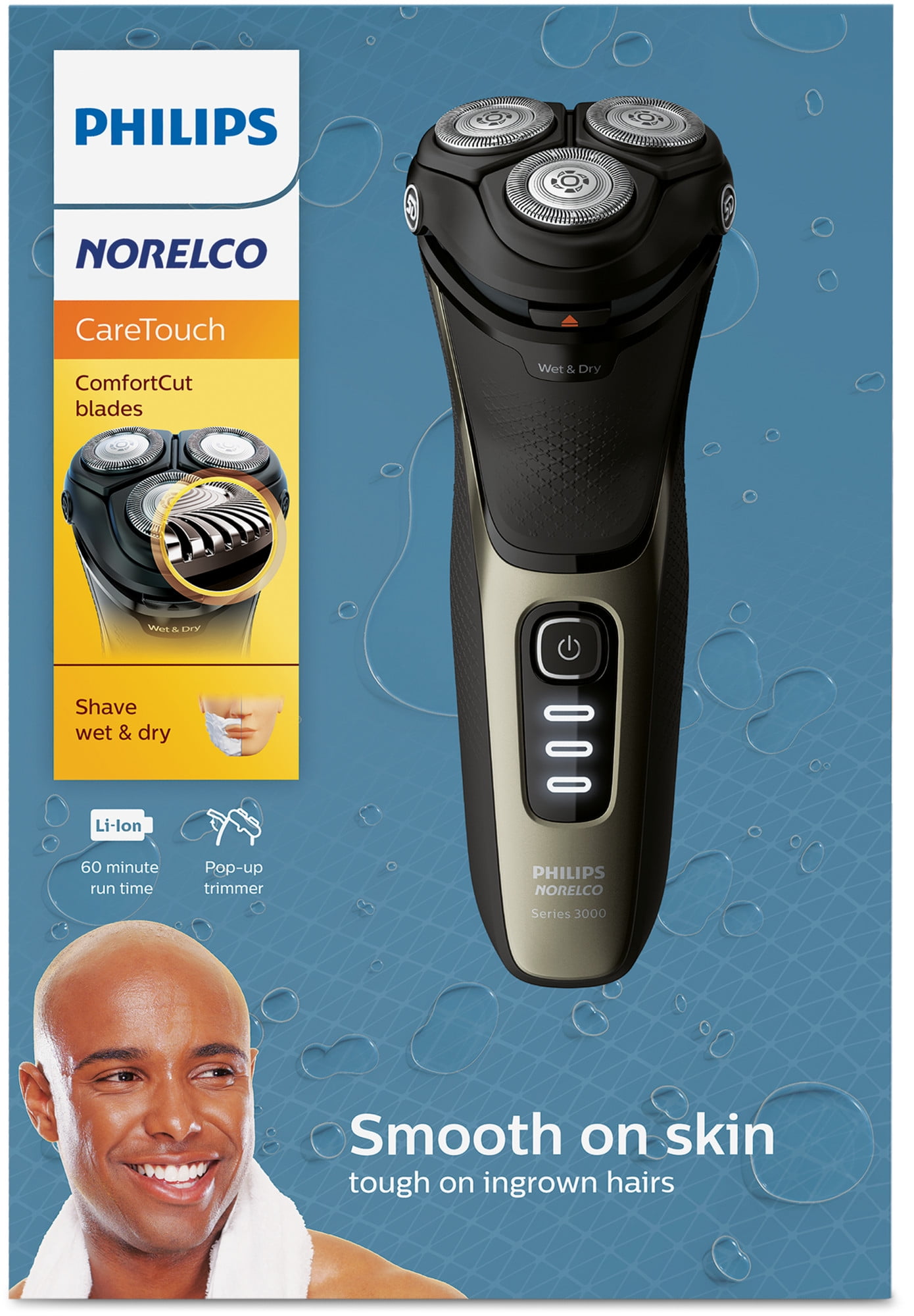 Philips Norelco CareTouch Wet & Dry Shaver