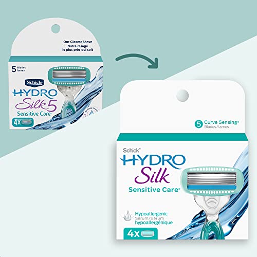 Schick Hydro Silk Women’s Razor Refills - 4 Pack