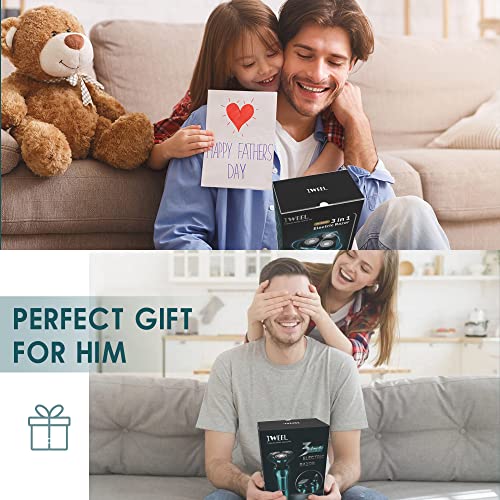 Men’s 3-in-1 Electric Razor and Trimmer Kit