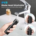 Waterproof Electric Beard Trimmer and Grooming Kit