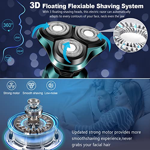 Men's 4-in-1 Waterproof Electric Razor Shaver