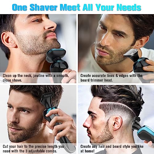 Men's 4-in-1 Waterproof Electric Razor Shaver