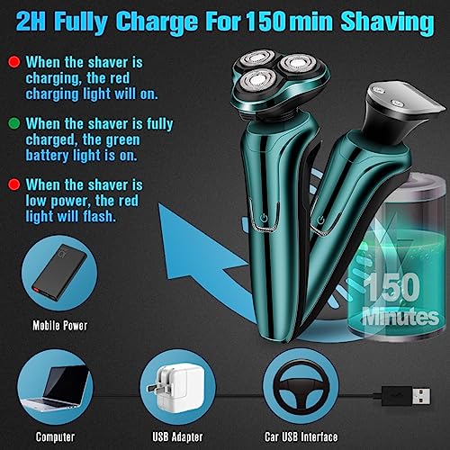 Men's 4-in-1 Waterproof Electric Razor Shaver
