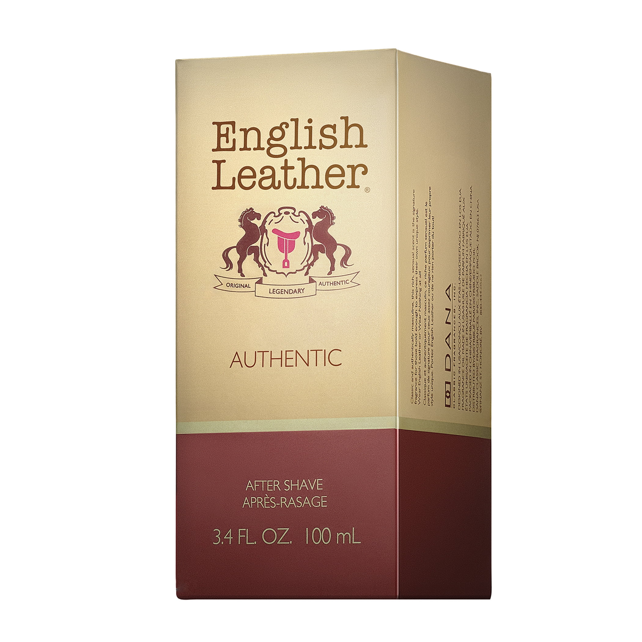 English Leather Aftershave for Men, 3.4 oz