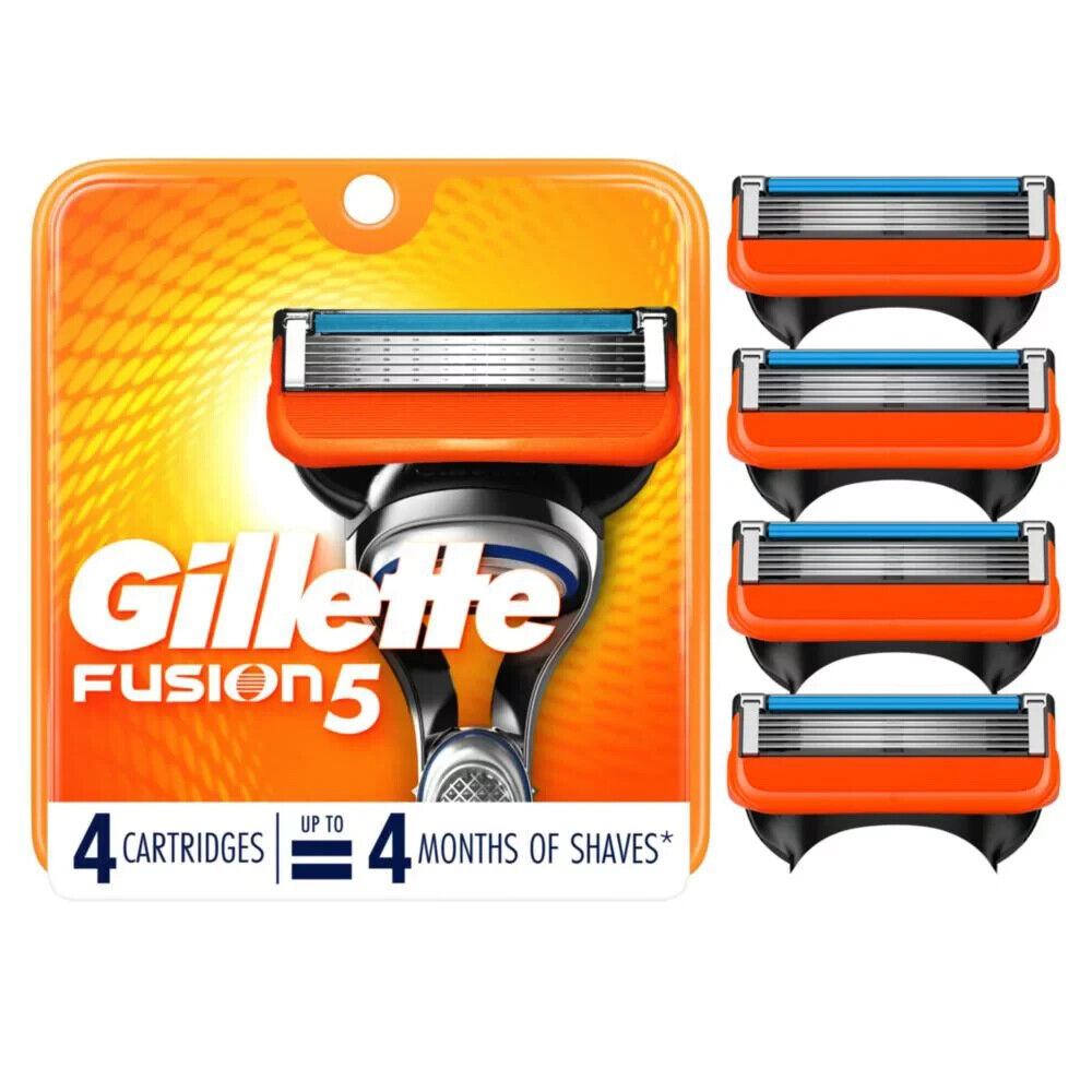Gillette Fusion 5 Proglide Razor Blade Refills (4-pack)