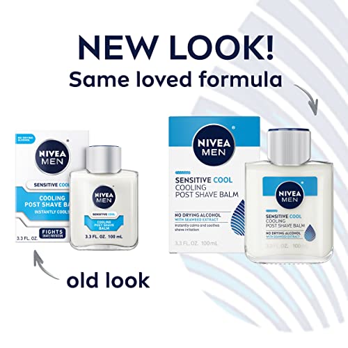 Nivea Men Sensitive Cooling Post Shave Balm 3.3 oz