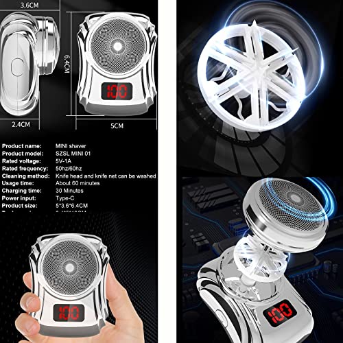 Portable Mini Electric Shaver for Men