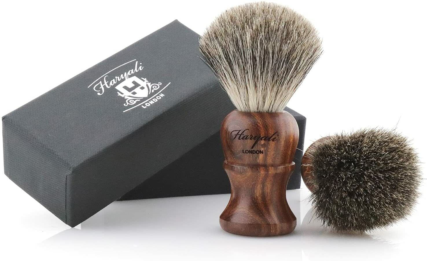 Badger Hair Shaving Brush with Wooden Handle
