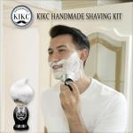 KIKC Handmade Synthetic Hair Shaving Brush