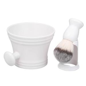 Men's Shaving Kit with Brush Holder and Bowl