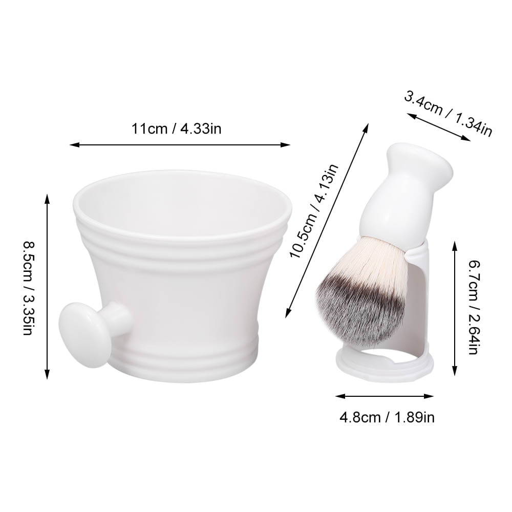 Men's Shaving Kit with Brush Holder and Bowl