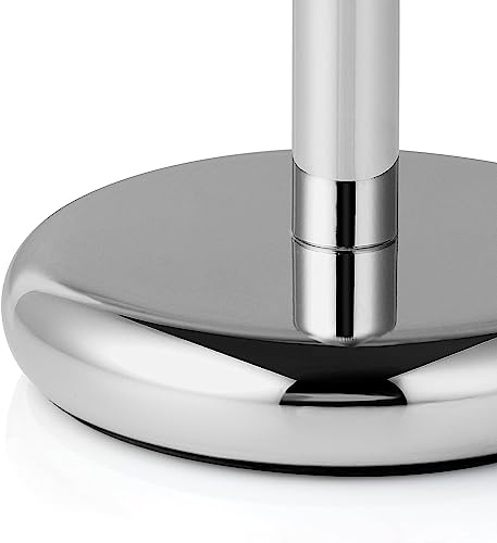 Deluxe Chrome Razor and Brush Stand