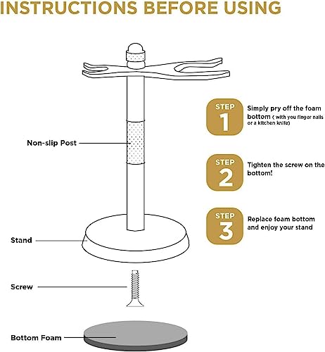 Deluxe Chrome Razor and Brush Stand