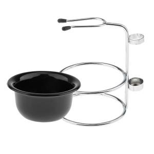 Beard Shaving Brush Stand with Soap Bowl