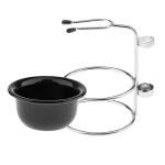 Beard Shaving Brush Stand with Soap Bowl