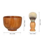 Beard Shaving Cream Bowl and Brush Set