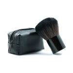 Travel-Friendly Mini Shaving Brush with Pouch